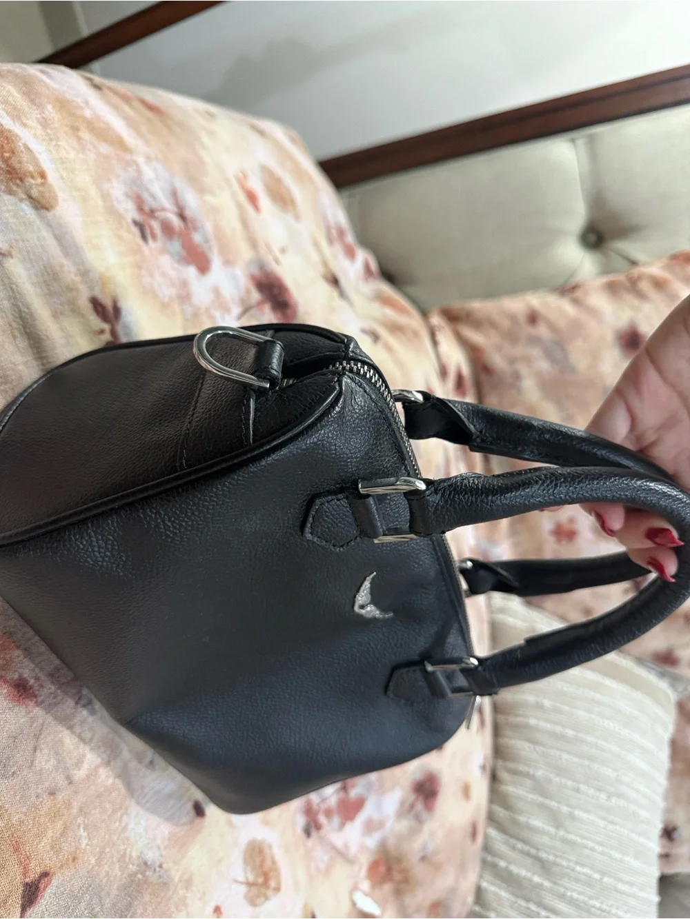 Zadig & Voltaire Black Women's Leather Top-Handle Bag